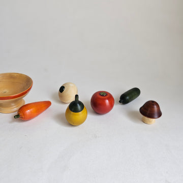 Wooden Miniature Vegetable Set