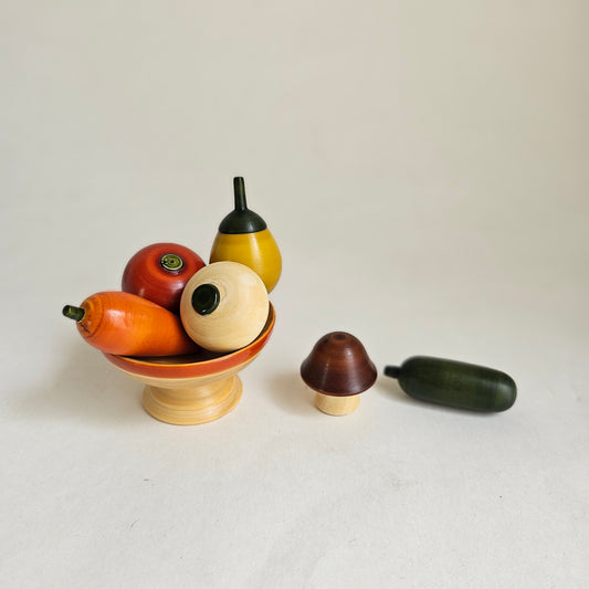 Wooden Miniature Vegetable Set