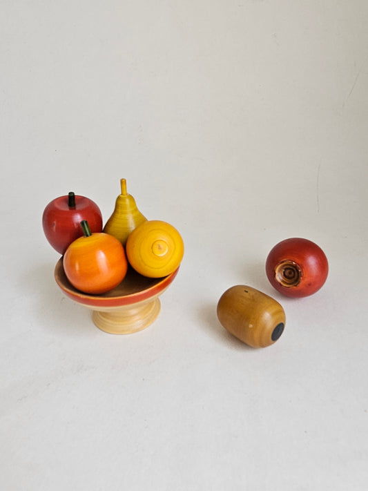 Wooden Miniature Fruit Set