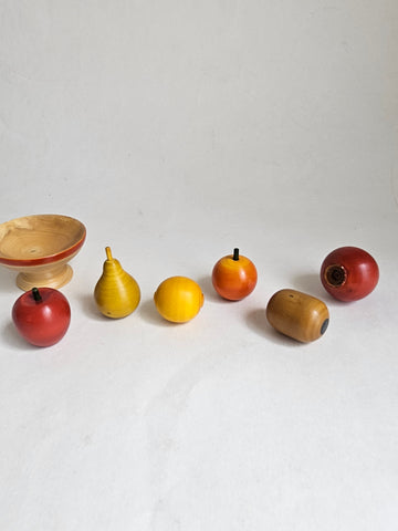 Wooden Miniature Fruit Set