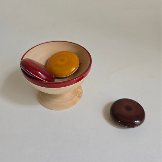 Wooden Macaron Bowl