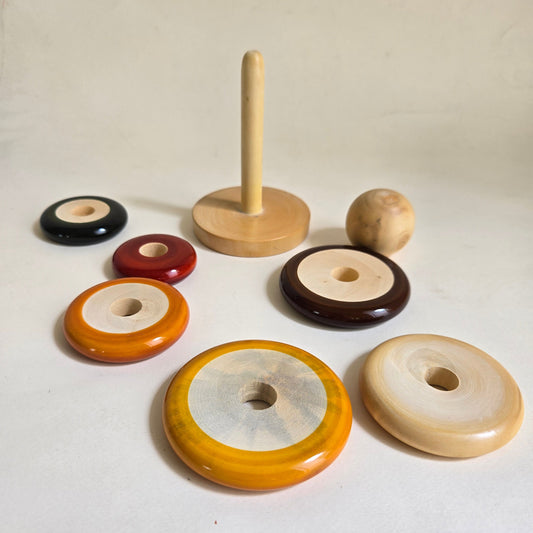 Wooden Ring Stacker