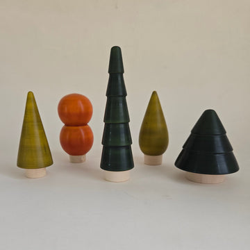 Wooden Forest  Tree Set