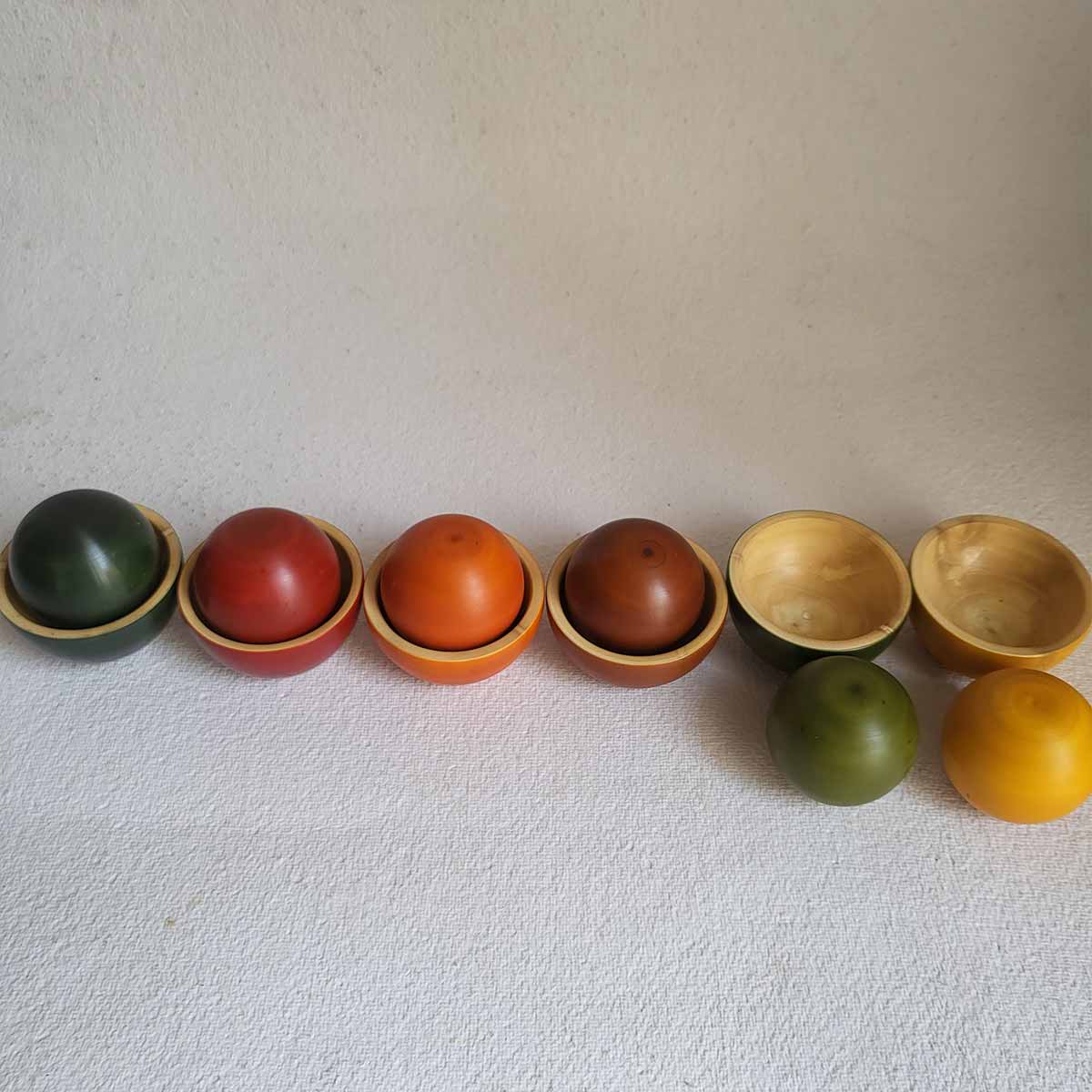 Wooden Bowls & Balls Sorter