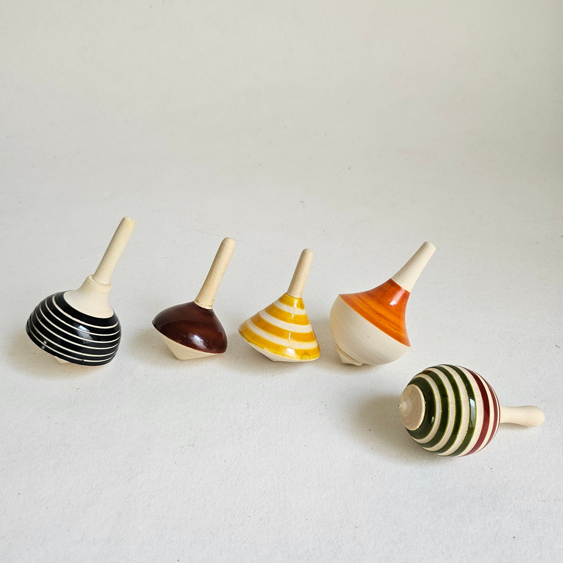 Wooden Spinning Tops