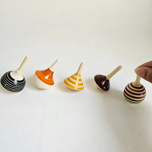 Wooden Spinning Tops