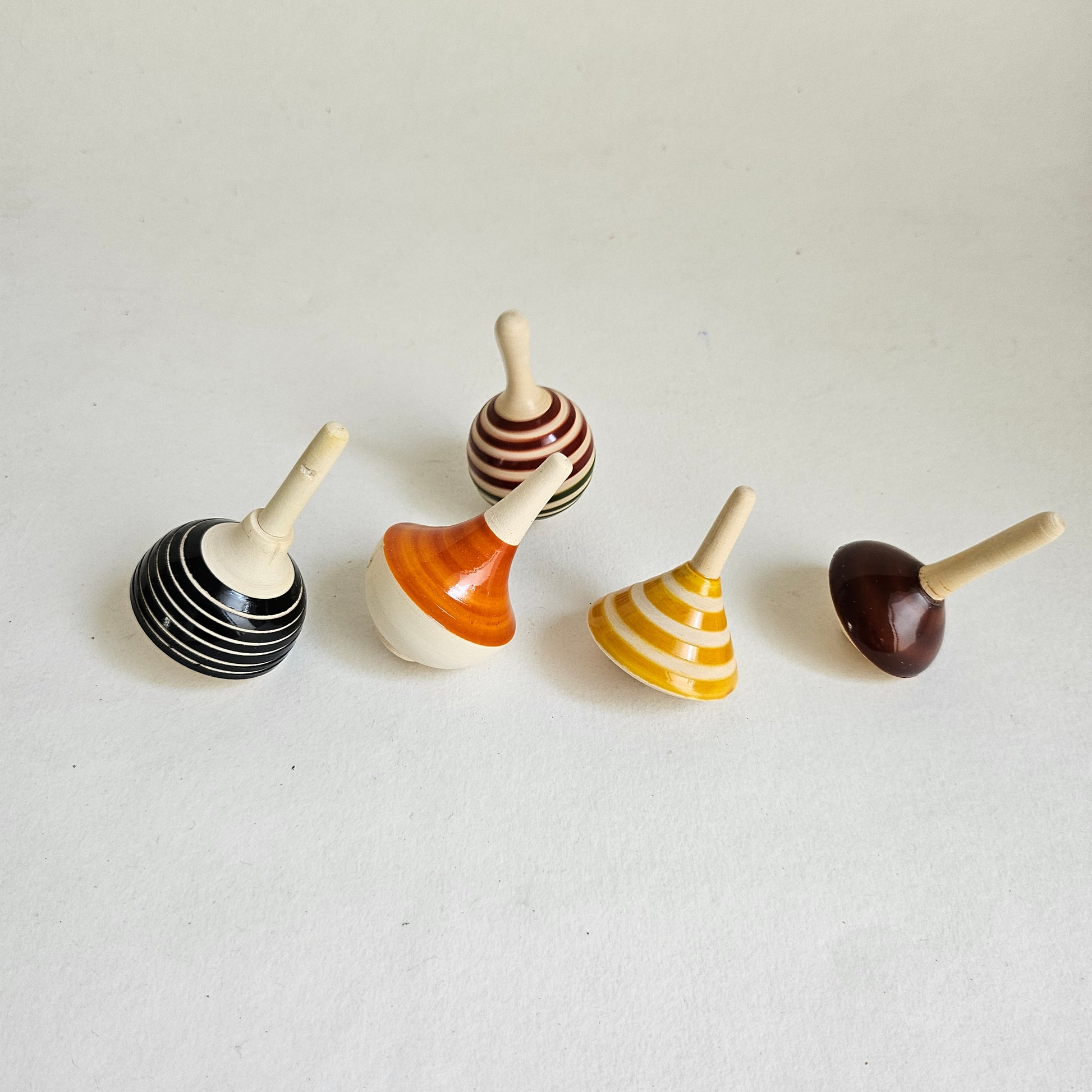 Wooden Spinning Tops