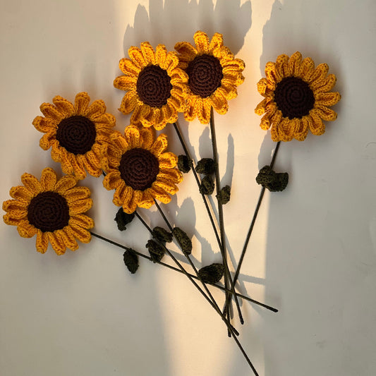 Crochet Sunflowers