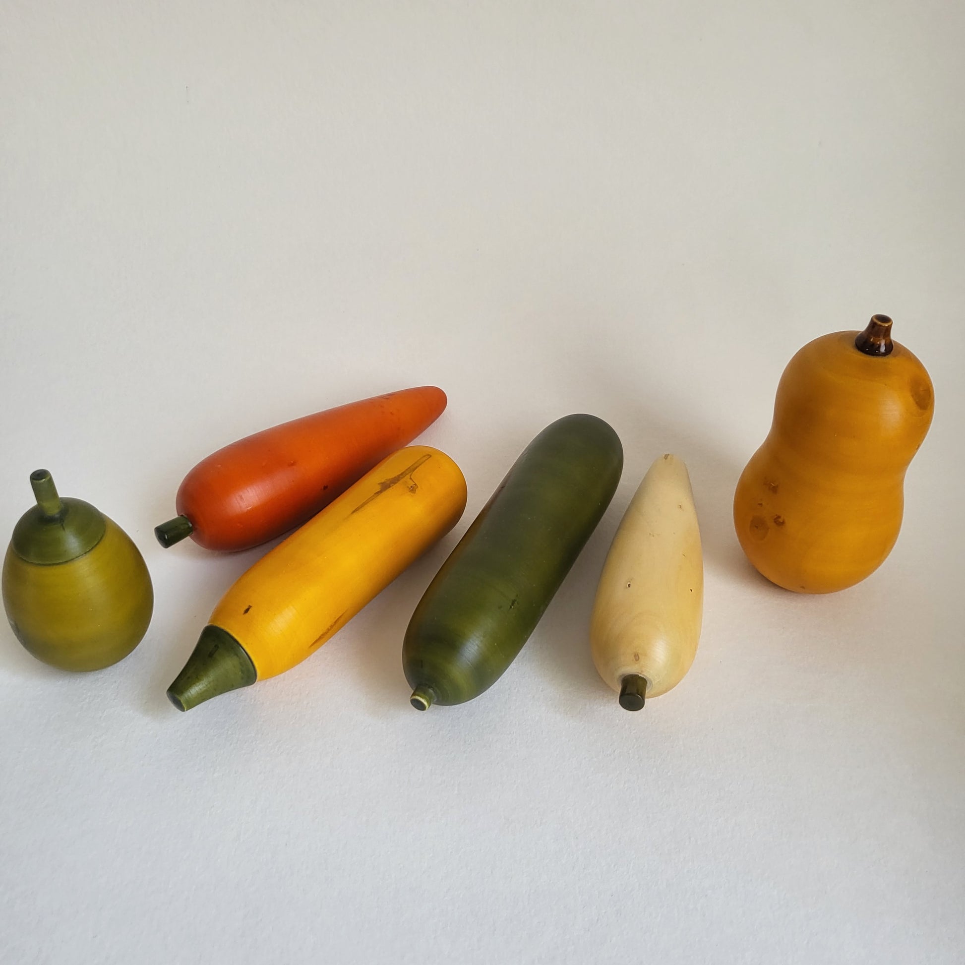 Wooden Vegetable Set