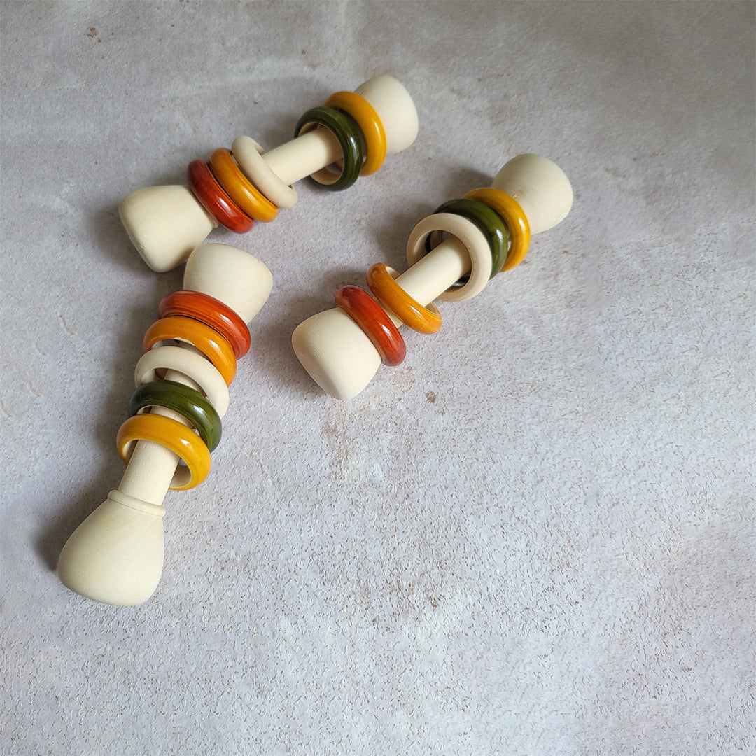 Wooden Mini Rattle