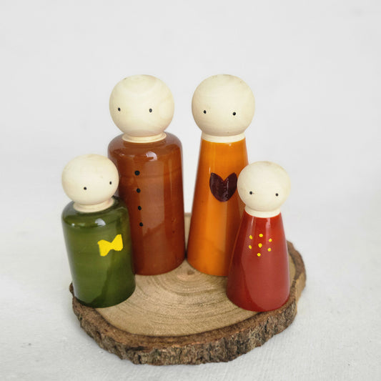 Wooden Family Set