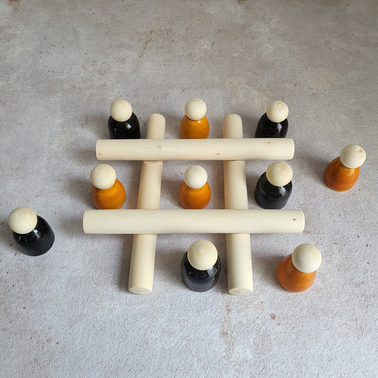 Wooden Tic Tac Toe