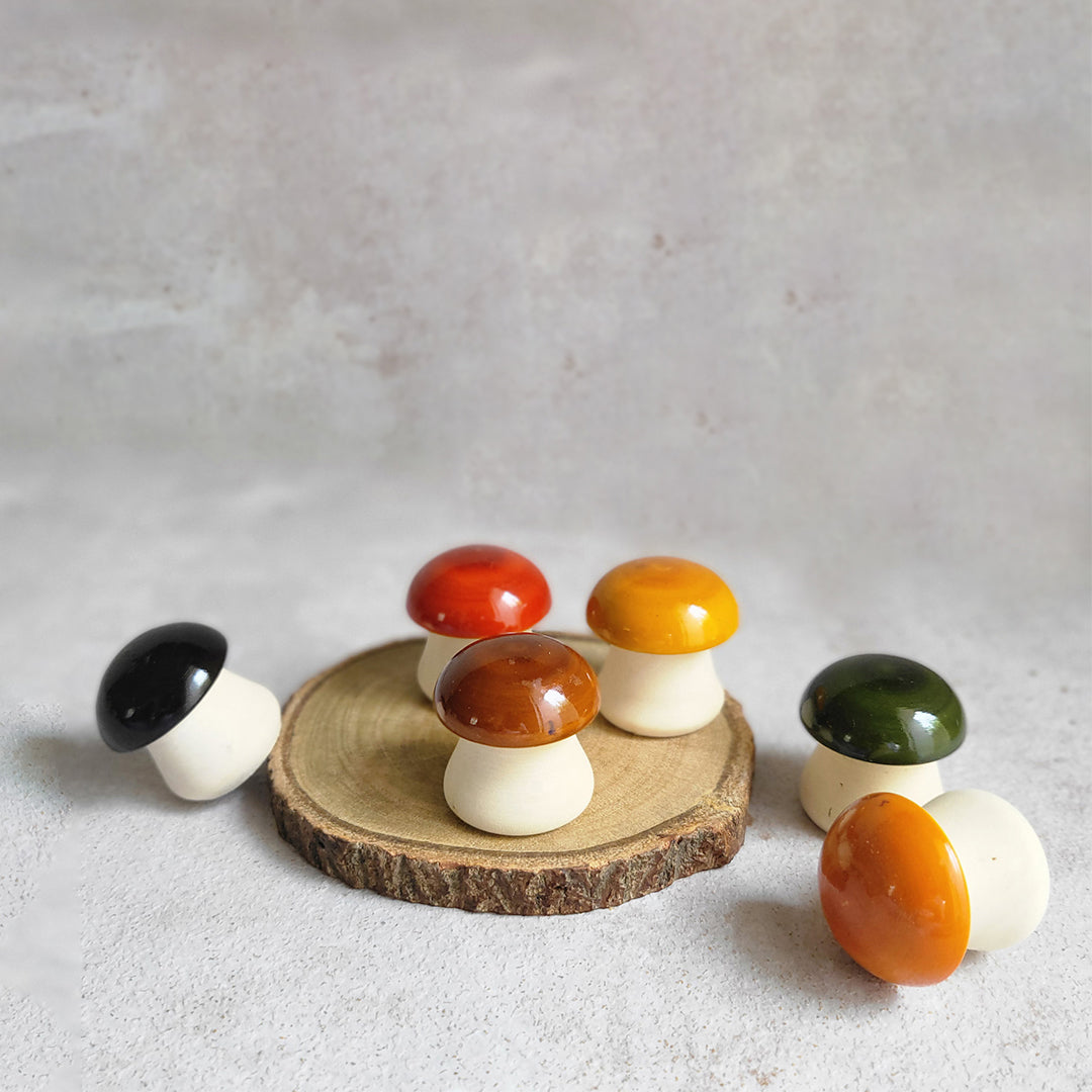 Wooden Mushrooms