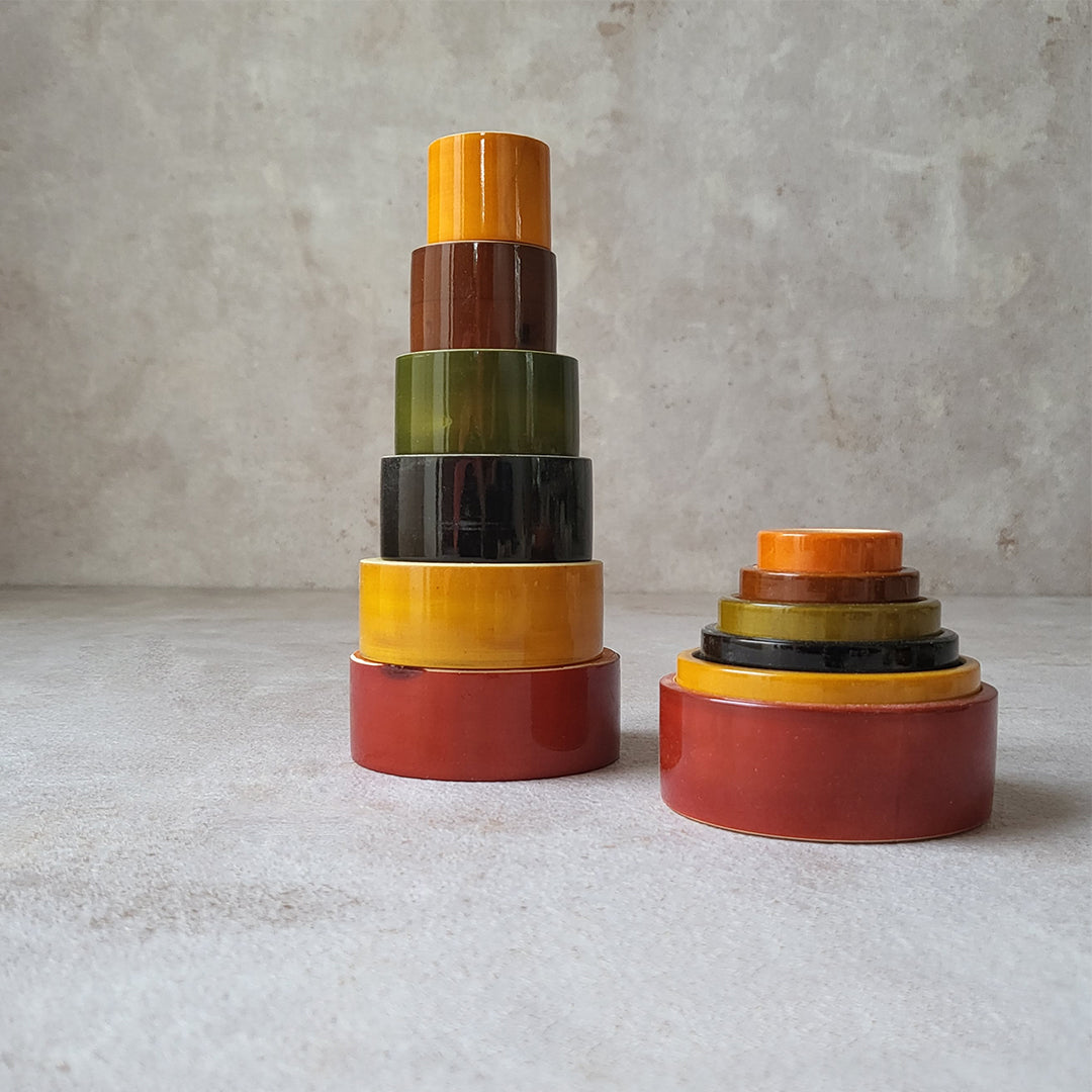 Wooden Nesting & Stacking Cups