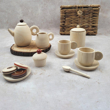 Wooden Tea Party Set