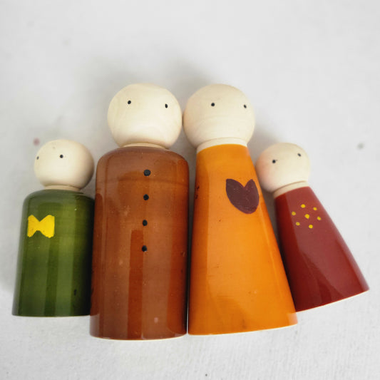 Wooden Family Set