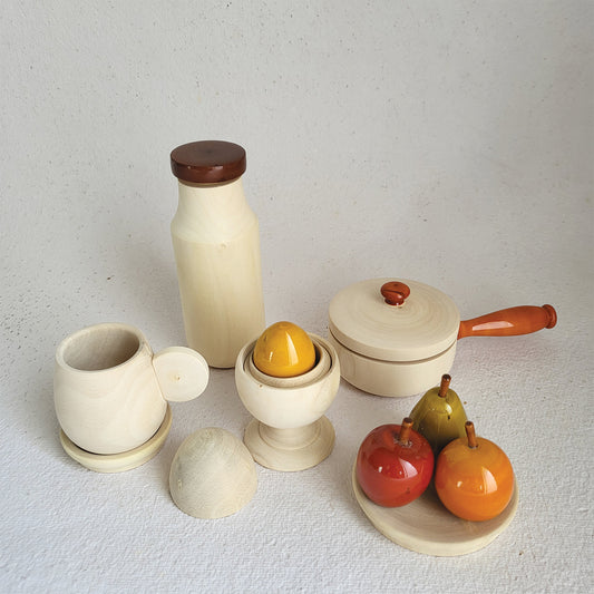 Wooden Breakfast Set
