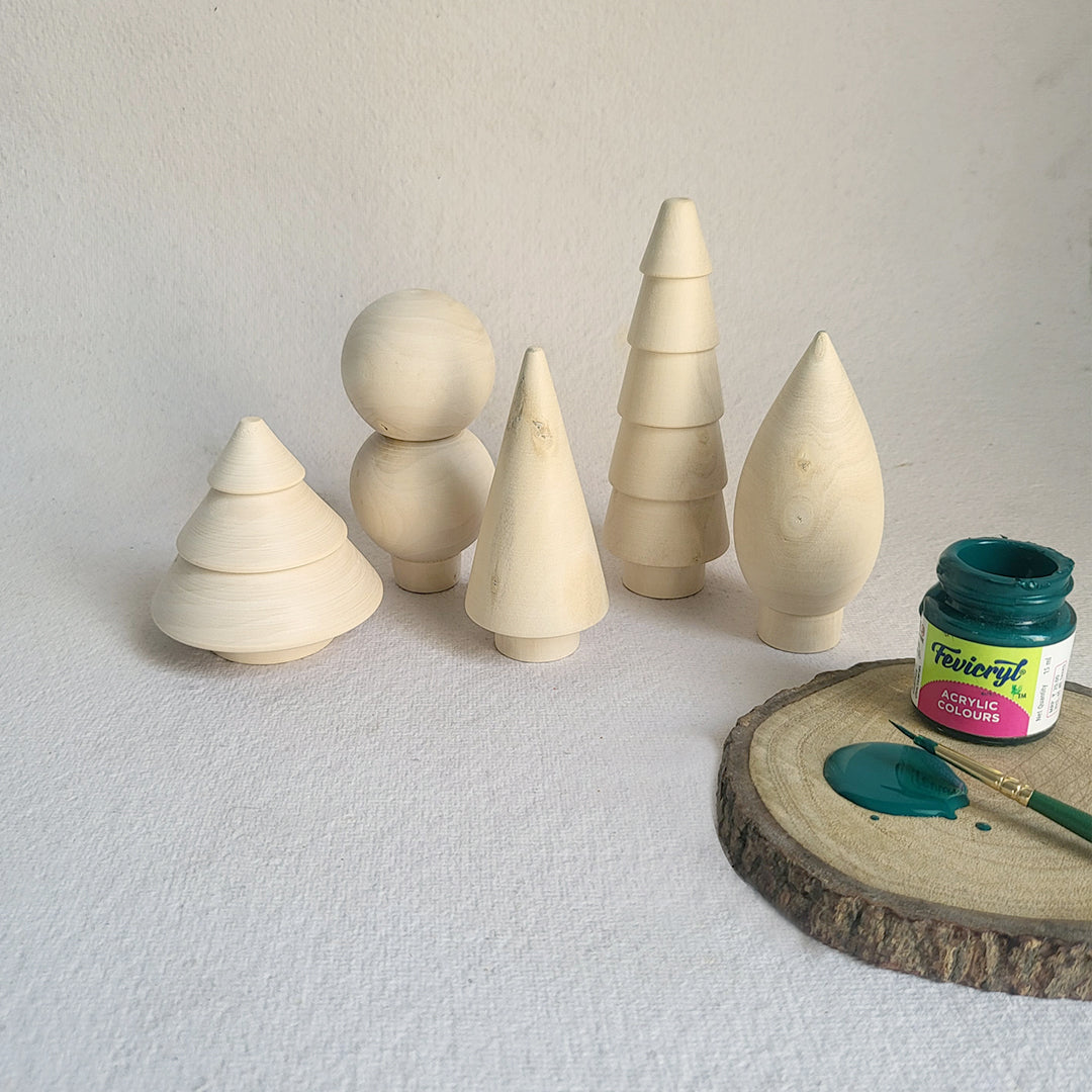 Wooden DIY Tree Set