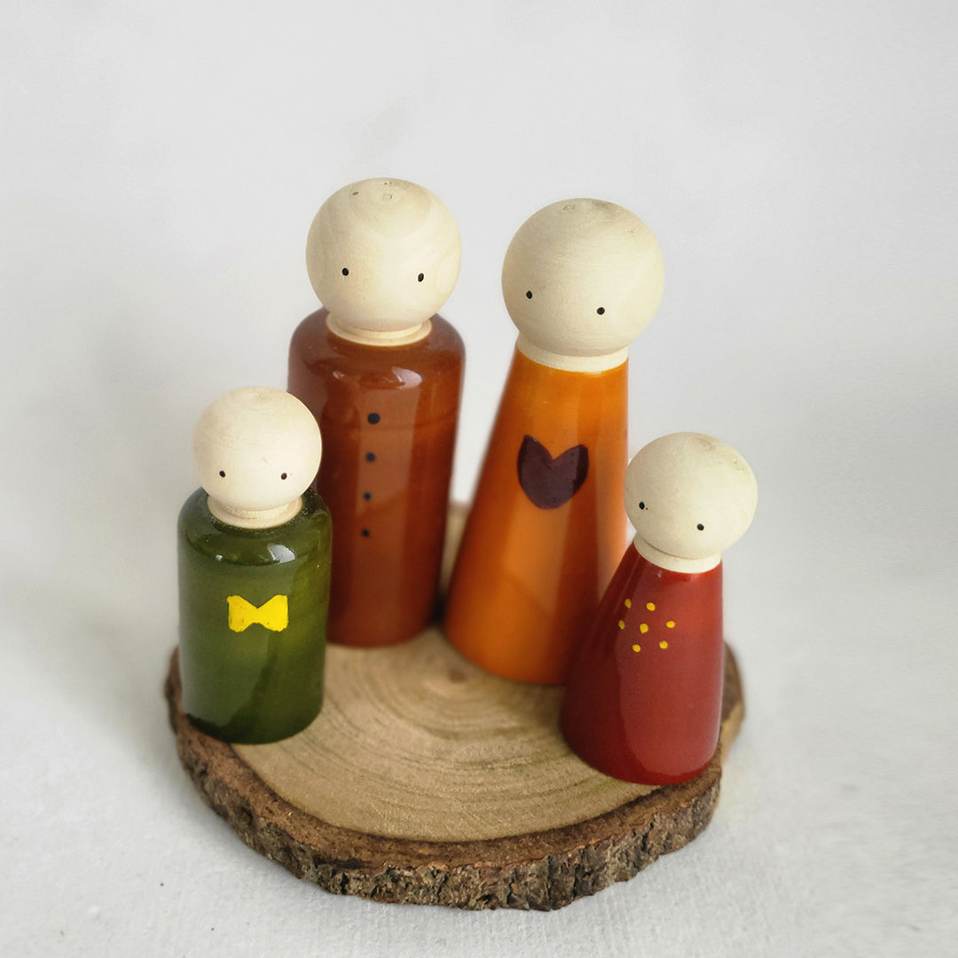 Wooden Family Set