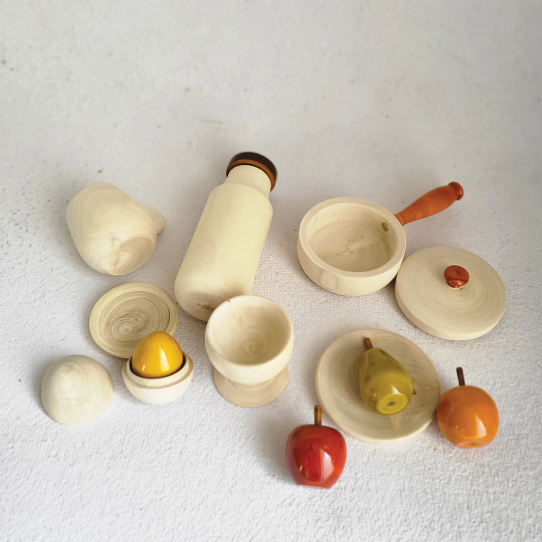 Wooden Breakfast Set