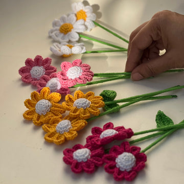 Crochet Mini Daisies