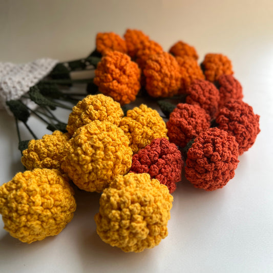 Crochet Marigolds