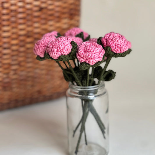 Crochet Mini Roses