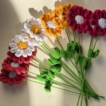 Crochet daisies